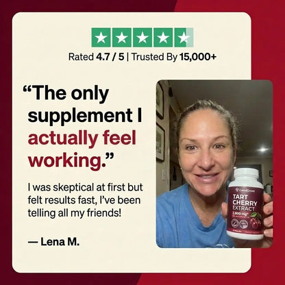 CherryRoot Tart Cherry Extract — Sleep Support