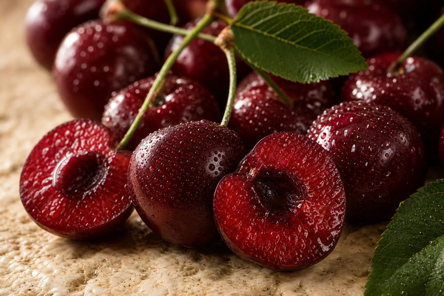 Fresh tart cherries